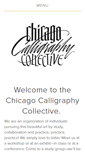 Mobile Screenshot of chicagocalligraphy.org